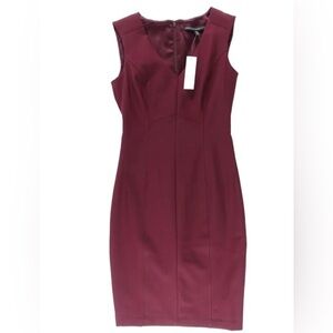 WHBM Elegant Plum Dress NWT